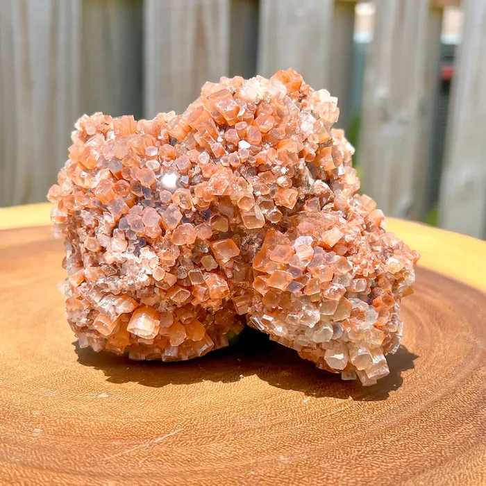 Magic Crystals Charm Necklaces Red ARAGONITE Star Cluster H