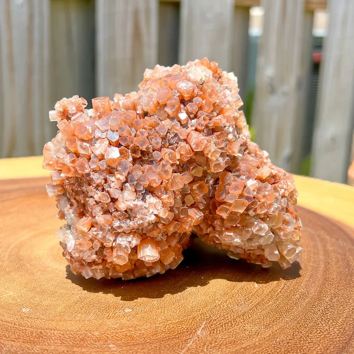 Magic Crystals Charm Necklaces Red ARAGONITE Star Cluster H