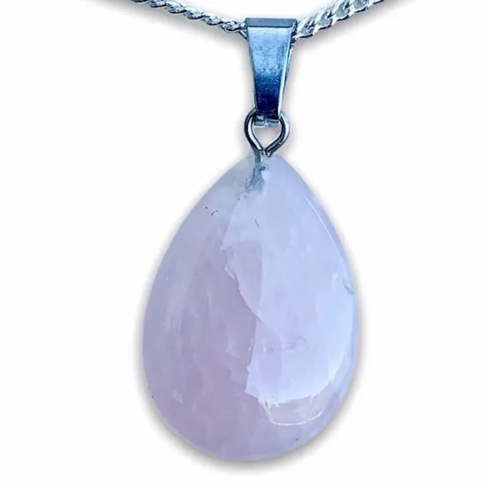 Magic Crystals Necklaces Rose Quartz Stone Pendant Necklace
