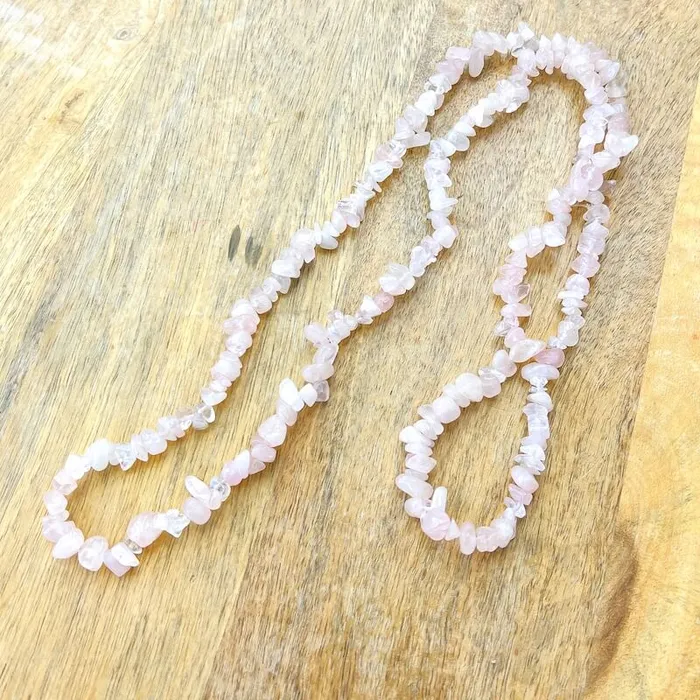 Magic Crystals Necklaces Rose Quartz Stone Pendant Necklace