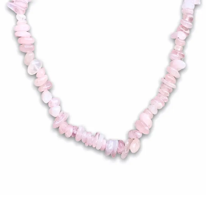 Magic Crystals Necklaces Rose Quartz Stone Pendant Necklace