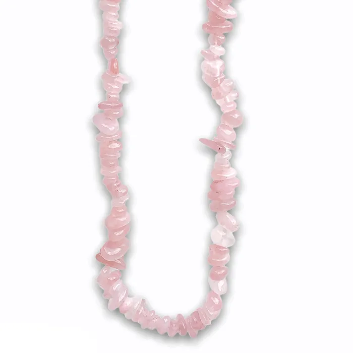 Magic Crystals Necklaces Rose Quartz Stone Pendant Necklace