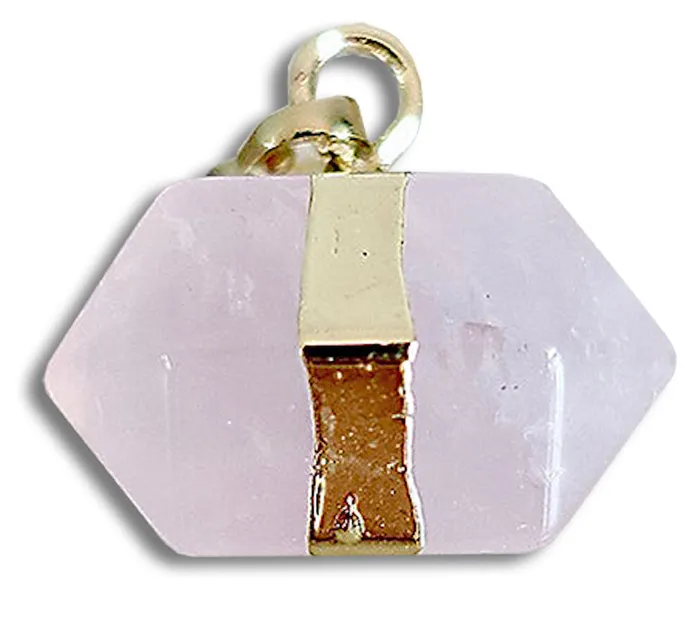 Magic Crystals Necklaces Rose Quartz Stone Pendant Necklace