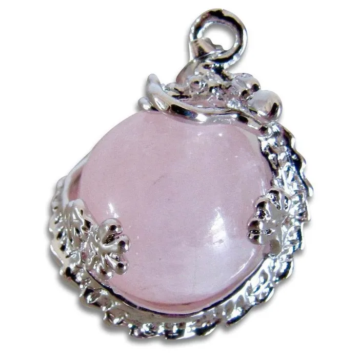 Magic Crystals Necklaces Rose Quartz Stone Pendant Necklace