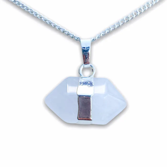 Magic Crystals Necklaces Rose Quartz Stone Pendant Necklace