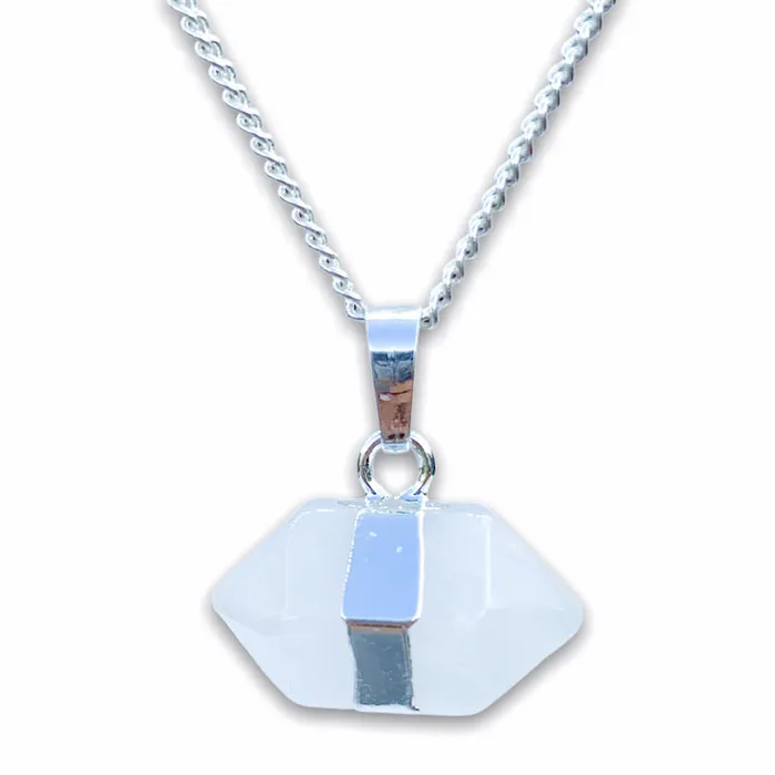 Magic Crystals Necklaces Rose Quartz Stone Pendant Necklace