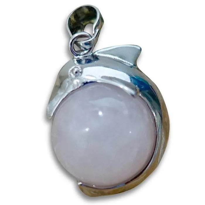 Magic Crystals Necklaces Rose Quartz Stone Pendant Necklace