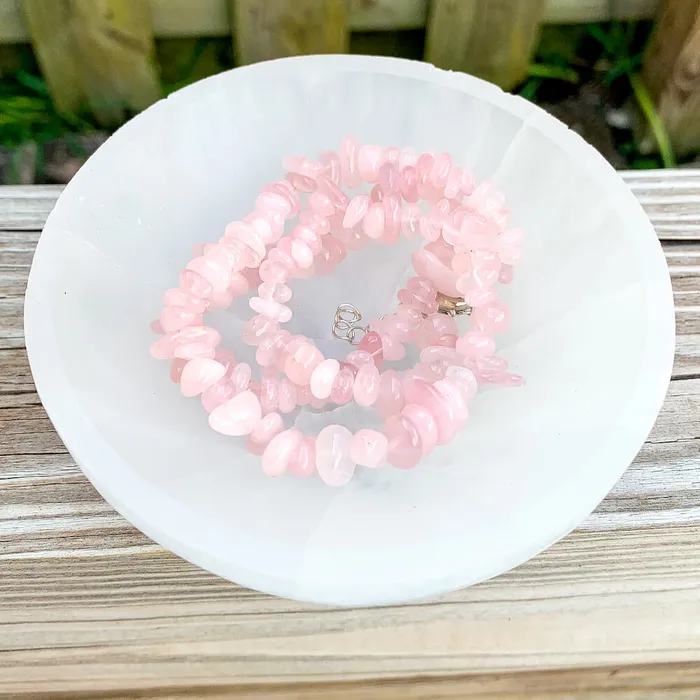 Magic Crystals Necklaces Rose Quartz Stone Pendant Necklace