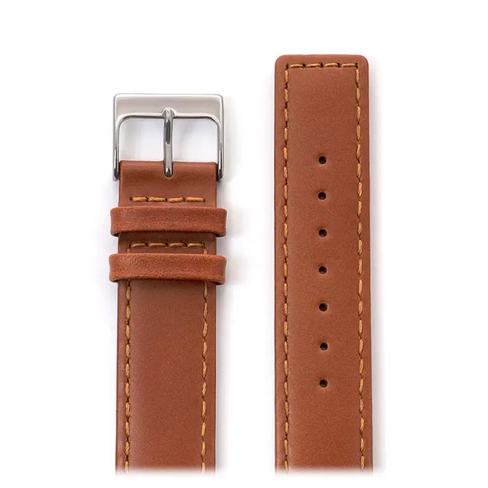 Mens Square Tip Padded Oiled Leather Band Speidel Rings