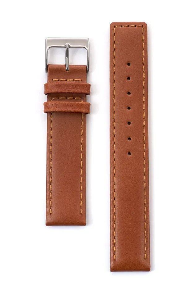 Mens Square Tip Padded Oiled Leather Band Speidel Rings