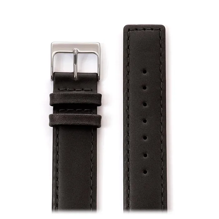Mens Square Tip Padded Oiled Leather Band Speidel Rings