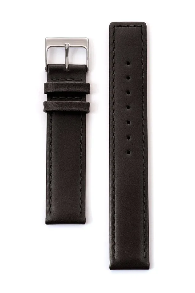 Mens Square Tip Padded Oiled Leather Band Speidel Rings