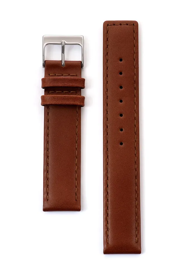 Mens Square Tip Padded Oiled Leather Band Speidel Rings