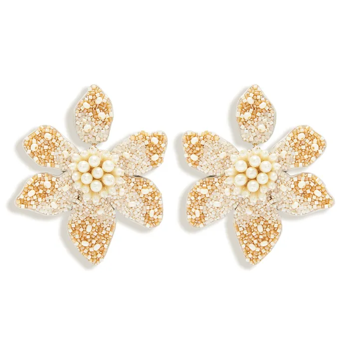 Mignonne Gavigan Camellia Pearl Earrings Earrings