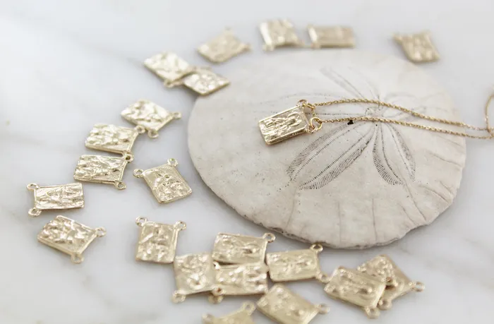 Necklaces 14k Gold Scapular Necklace TheLittleCatholic