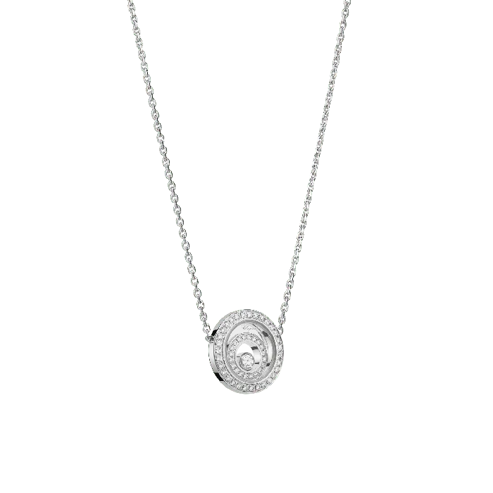 Necklaces Chopard Happy Spirit White Gold Diamond Necklace