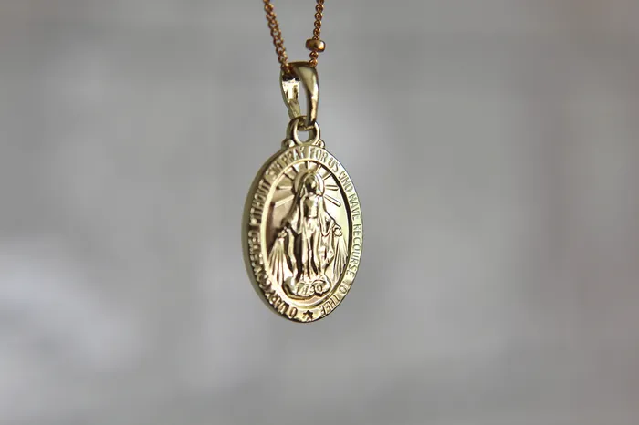 Necklaces Classic Miraculous Medal Necklace The Little Catholic