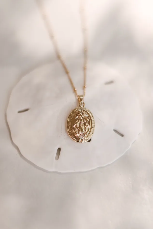 Necklaces Classic Miraculous Medal Necklace The Little Catholic
