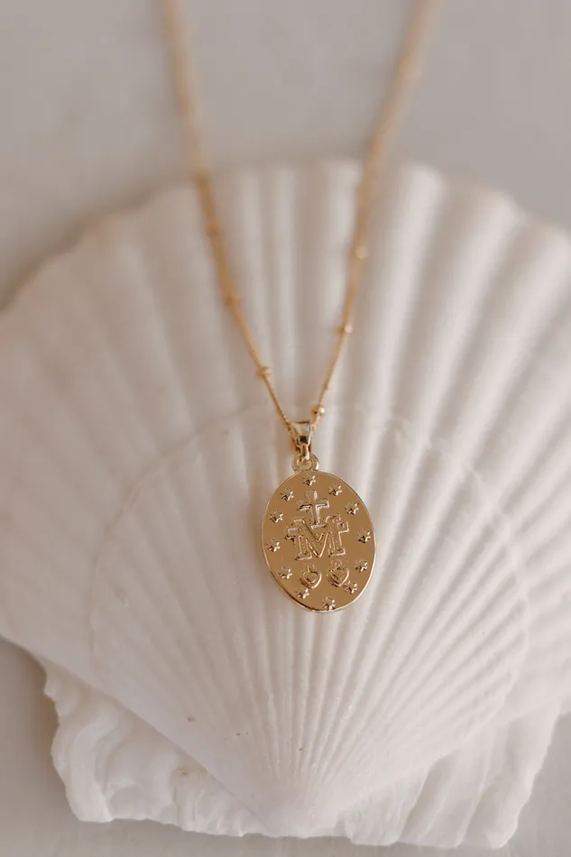 Necklaces Classic Miraculous Medal Necklace The Little Catholic