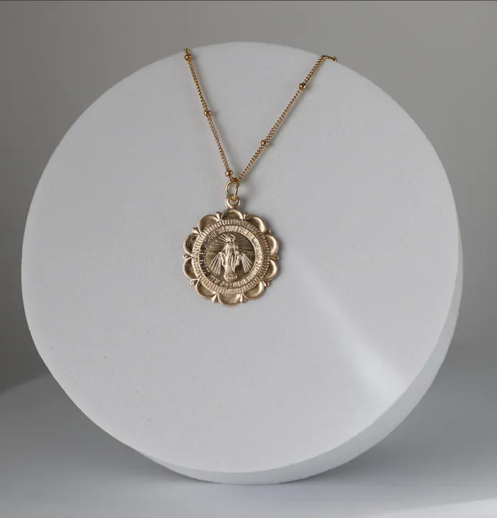 Necklaces Miraculous Medal Necklace TheLittleCatholic