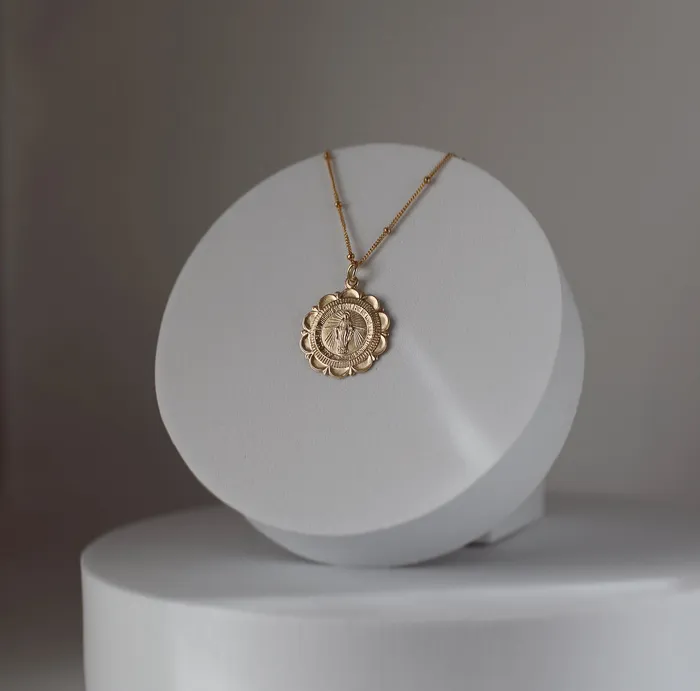 Necklaces Miraculous Medal Necklace TheLittleCatholic