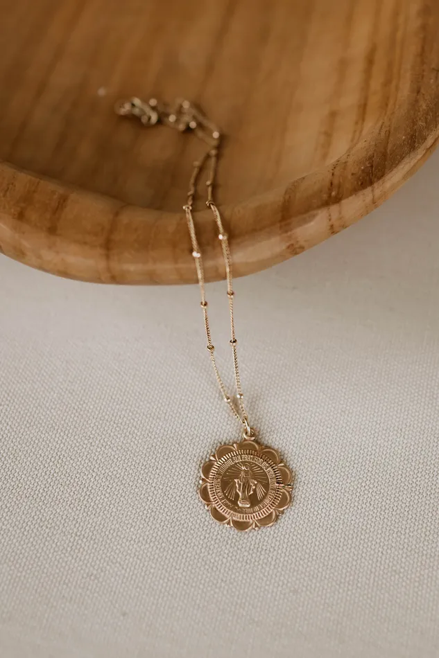 Necklaces Miraculous Medal Necklace TheLittleCatholic