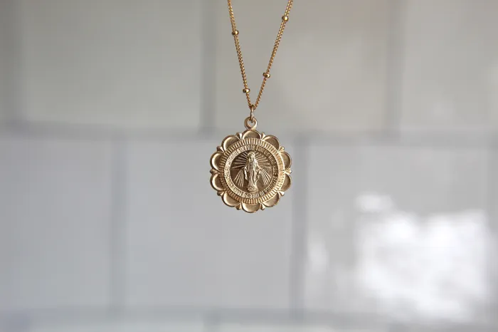 Necklaces Miraculous Medal Necklace TheLittleCatholic