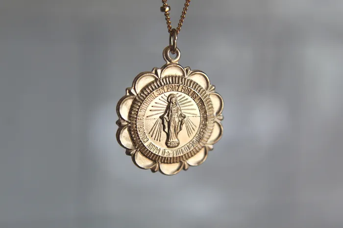 Necklaces Miraculous Medal Necklace TheLittleCatholic