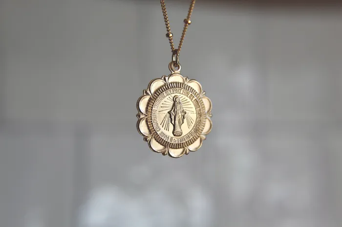 Necklaces Miraculous Medal Necklace TheLittleCatholic