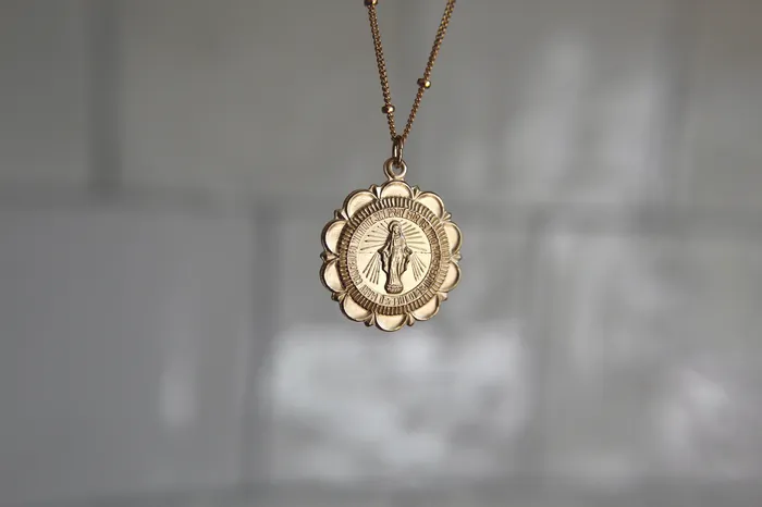 Necklaces Miraculous Medal Necklace TheLittleCatholic