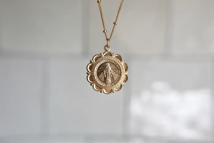 Necklaces Miraculous Medal Necklace TheLittleCatholic