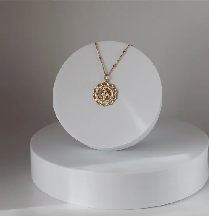 Necklaces Miraculous Medal Necklace TheLittleCatholic