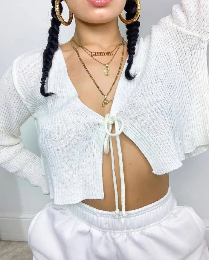 Necklaces Outline Nameplate Necklace aiobo