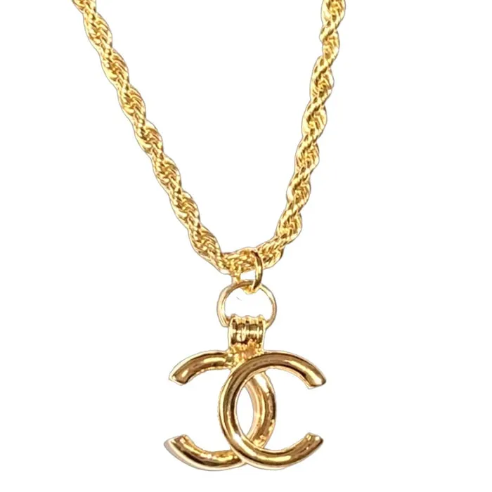 Necklaces Reluxe Vintage Vintage CC Pendant Necklace