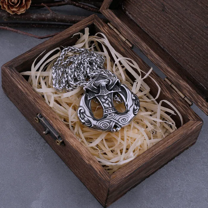 Necklaces Valhalla Vikings Thors Hammer Necklace Nordic Anchor