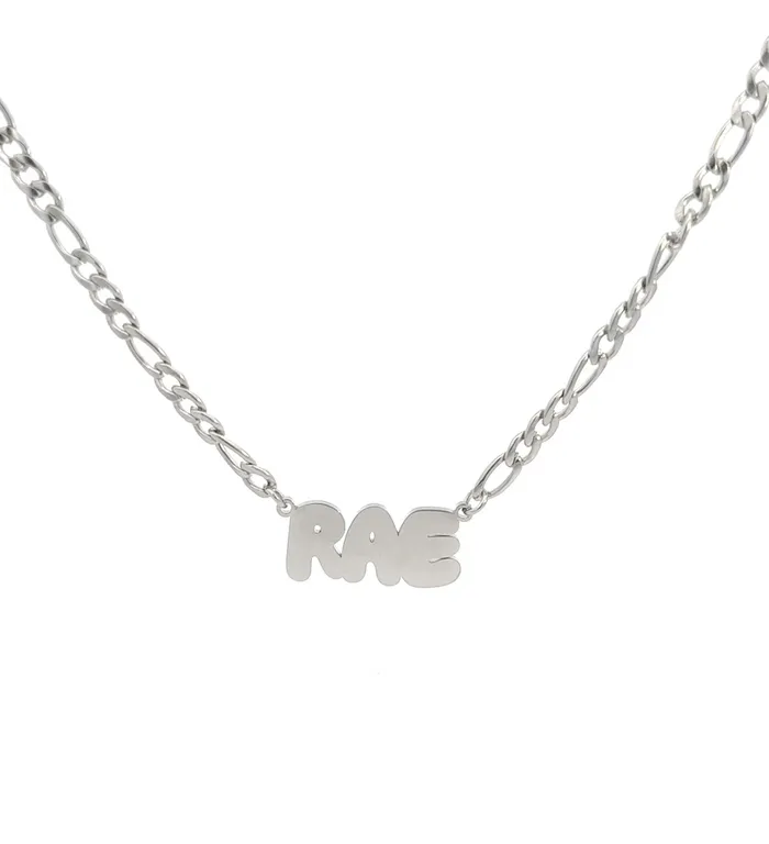 Necklaces VibeSzn Bubble Nameplate Necklace