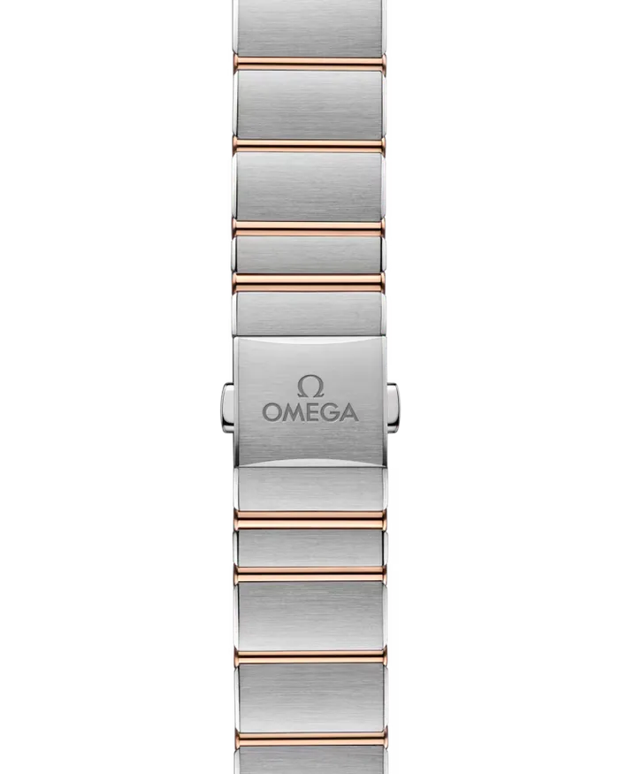 Omega Constellation Manhattan Meteorite Sedna Gold on Steel Quartz 28mm Earrings