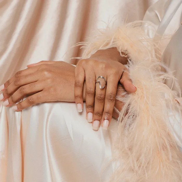 Omolola Jewellery Rings Africa 18ct goldplated on Stainless steel Ring