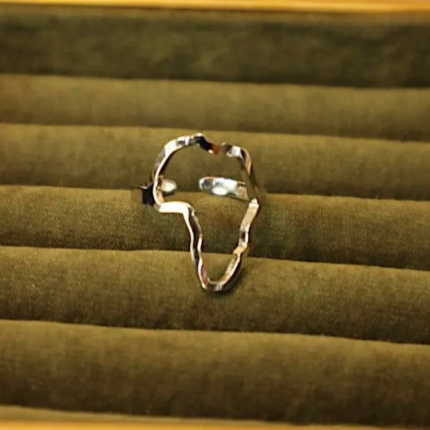 Omolola Jewellery Rings Africa 18ct goldplated on Stainless steel Ring