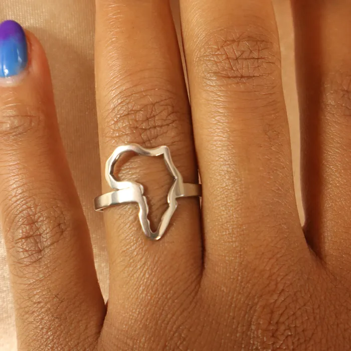 Omolola Jewellery Rings Africa 18ct goldplated on Stainless steel Ring