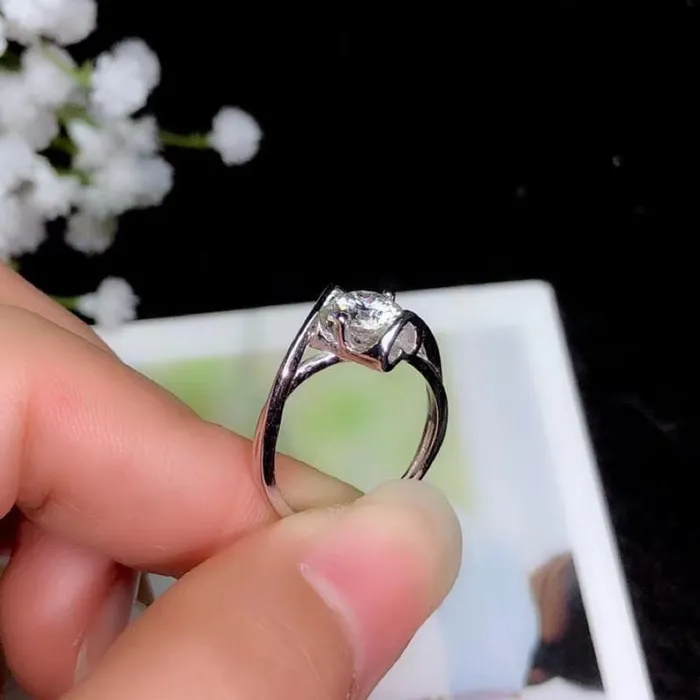 Platinum Plated Silver Moissanite Ring 1ct 2ct Options Luxus Moissanite Rings Jewelry Rings Platinum Plated Silver Moissanite Ring 1ct 2ct Options Luxus Moissanite Rings Jewelry Rings