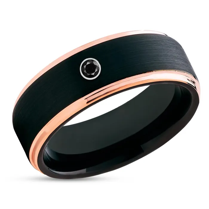 Rings Black Tungsten Wedding Band Black Diamond Ring Black Tungsten Ring Brush Clean Casting Jewelry Rings Black Tungsten Wedding Band Black Diamond Ring Black Tungsten Ring Brush Clean Casting Jewelry