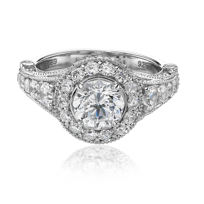 Rings Christopher Designs Crisscut Engagement Ring Setting 139 CTW International Diamond Center Rings Christopher Designs Crisscut Engagement Ring Setting 139 CTW International Diamond Center