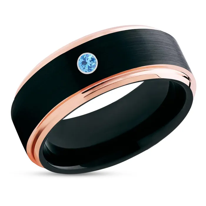 Rings Clean Casting Jewelry Black Tungsten Ring Rose Gold Wedding Ring Black Wedding Ring Mans Ring Band Rings Clean Casting Jewelry Black Tungsten Ring Rose Gold Wedding Ring Black Wedding Ring Mans Ring Band