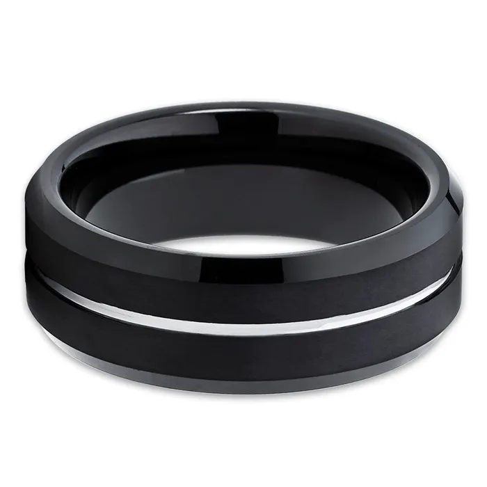 Rings Clean Casting Jewelry Black Wedding Ring Black Tungsten Ring Black Wedding Band Tungsten Band