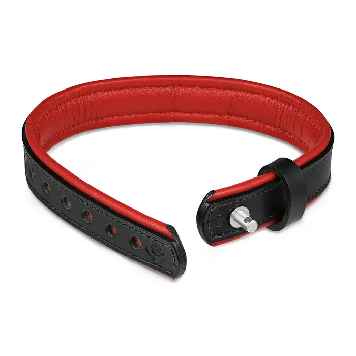 Rings Eternity Collars Leather Collar with Horizontal Ring