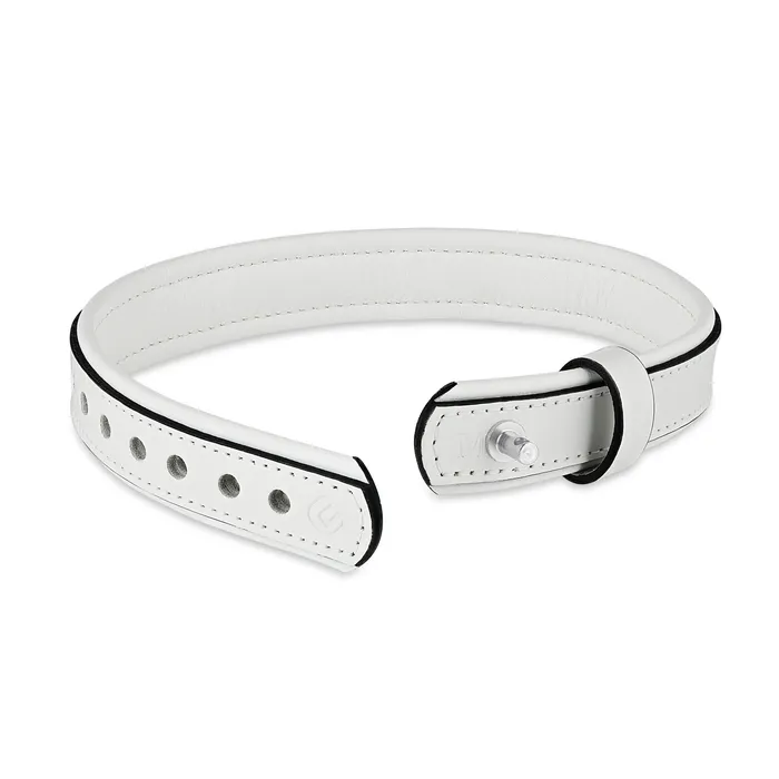 Rings Eternity Collars Leather Collar with Horizontal Ring