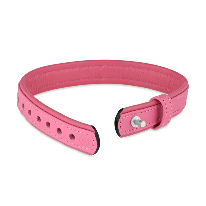 Rings Eternity Collars Leather Collar with Horizontal Ring