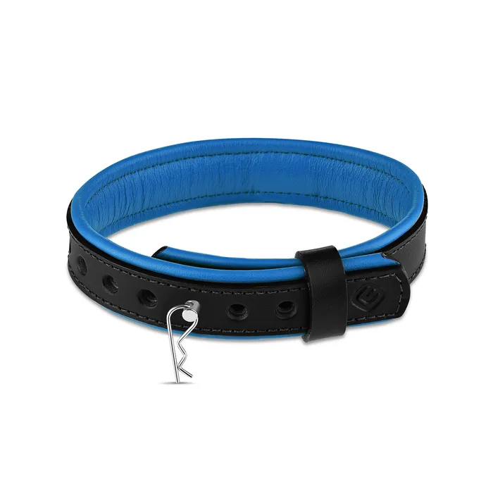 Rings Eternity Collars Leather Collar with Horizontal Ring