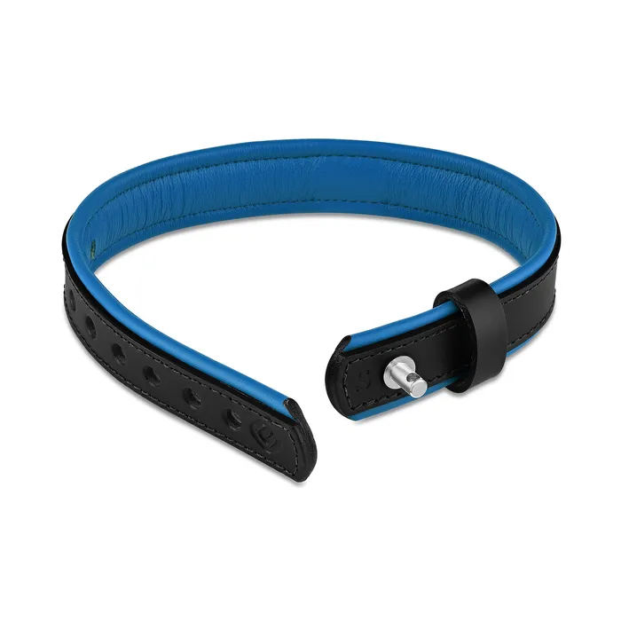 Rings Eternity Collars Leather Collar with Horizontal Ring